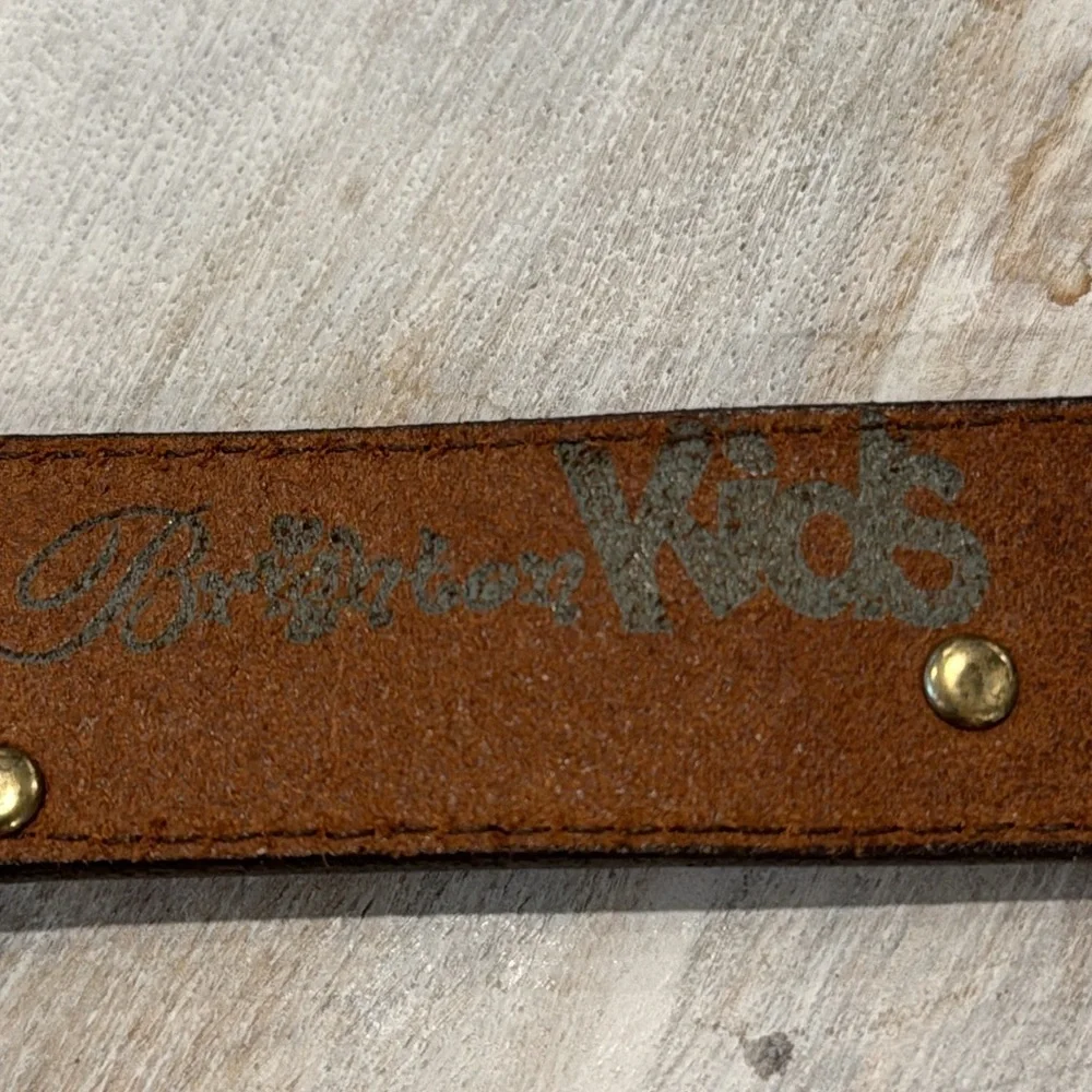 Brighton Kids Brown & Silver Animal Belt Size  Small New With Tags